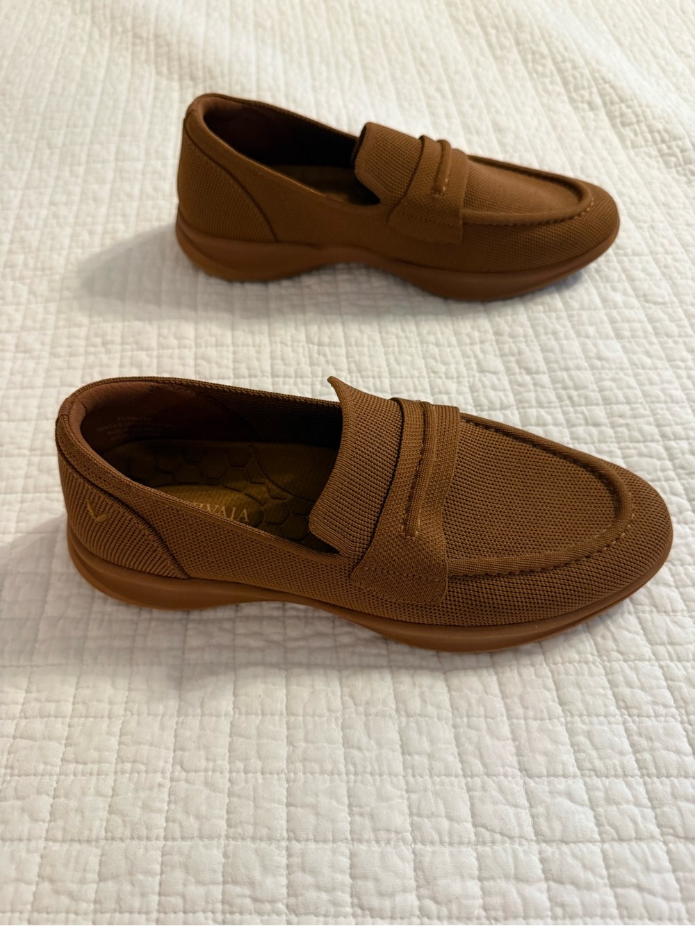 Women's Vivaia Ivana’s Walker Pro Knit Penny Loafers in Brown - Like New - Picture 3 of 8
